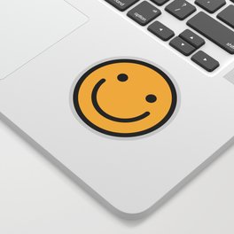 Smiley Face   Cute Simple Smiling Happy Face Sticker