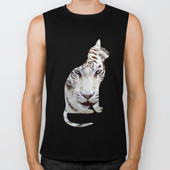 WHITE CATS Biker Tank