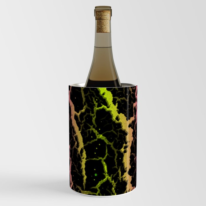 Cracked Space Lava - Pink/Lime Wine Chiller