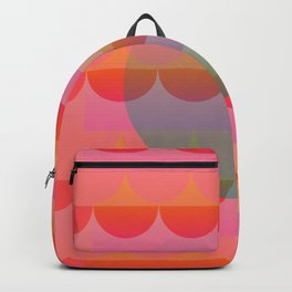 Sunrise Kingdom Backpack | Digital, Graphicdesign, Sunrise, Sunset, Female, Lgbtq, Pattern, Pink, Sun 