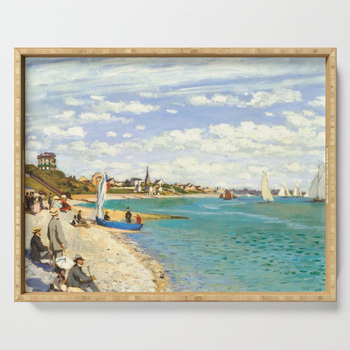 Regatta, Sainte Adresse, Monet Serving Tray