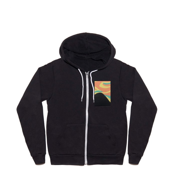 Over the Hill... Are Brighter Skies Full Zip Hoodie
