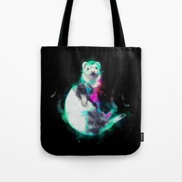 Painted Ferret Tote Bag