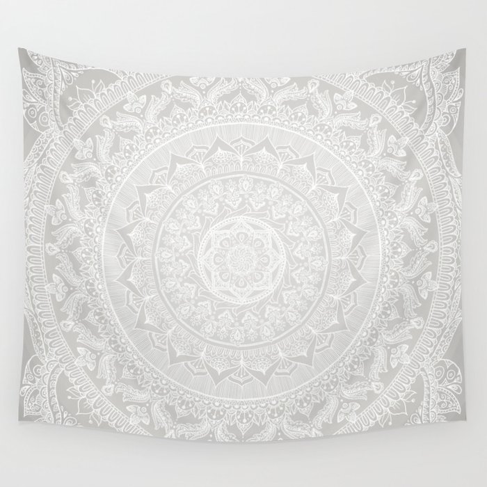 Grey best sale wall tapestry
