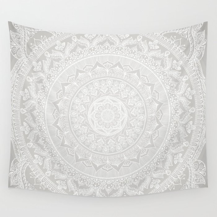 Rainbow mandala swoosh Wall Tapestry by Sea of Grace