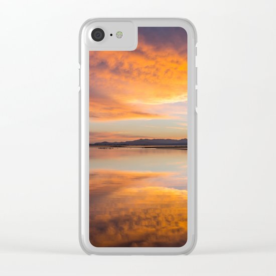 sunrise, Yellowstone National Park Clear iPhone Case