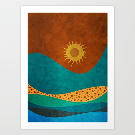 color under the sun (II) Art Print
