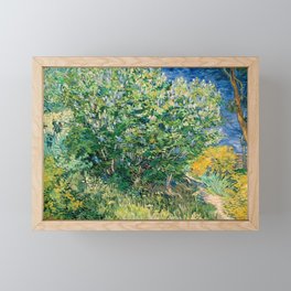 Lilacs by Vincent van Gogh Framed Mini Art Print