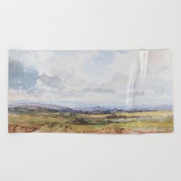 landscape by Anne Nasmyth Beach Towel
