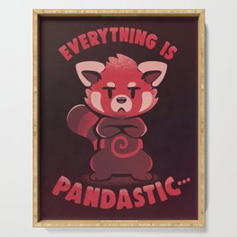 Sarcastic Pandastic Serving Tray