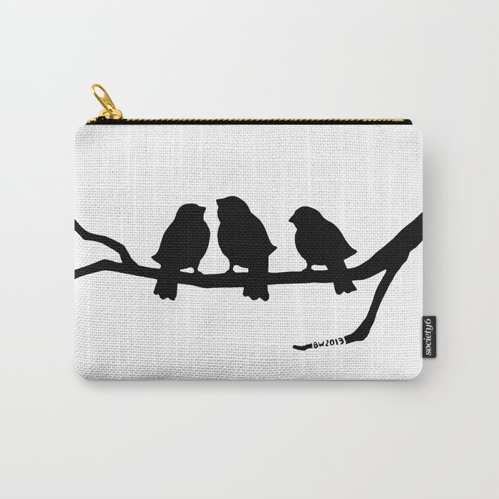 Three Little Birds Carry-All Pouch