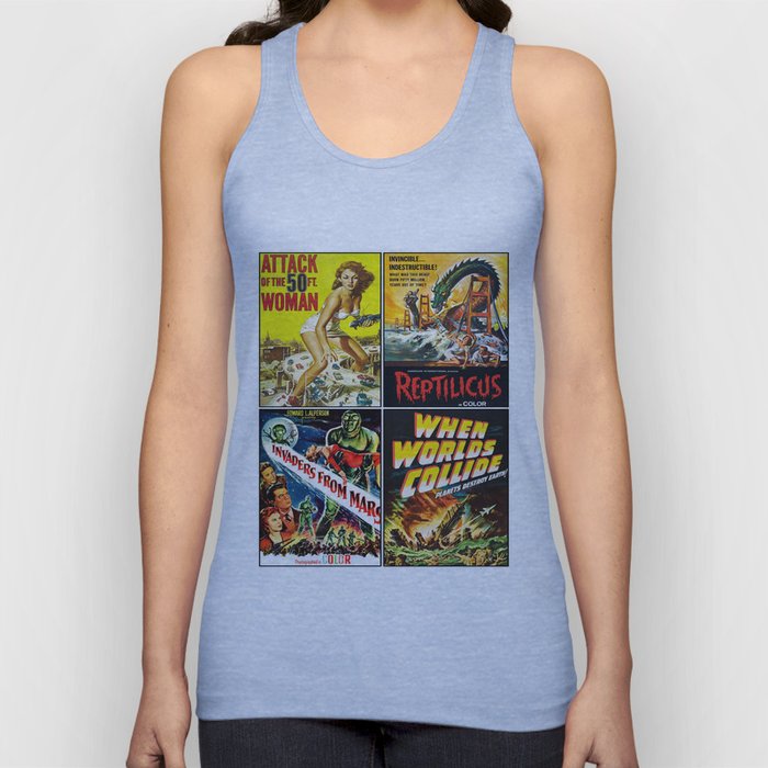 50s Sci-Fi Movie Poster Collection #2 Tank Top