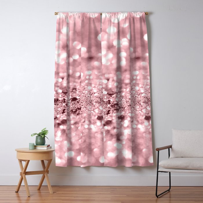 Rose Gold Blush Girls Glitter 1 Shiny Decor Art Society6