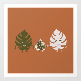 Happy Plant 1  Art Print