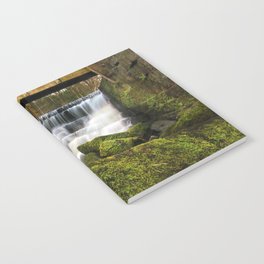 English Spring Waterfall Notebook
