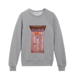 Outhouse in Paris Springs Missouri off Route 66 Kids Crewneck