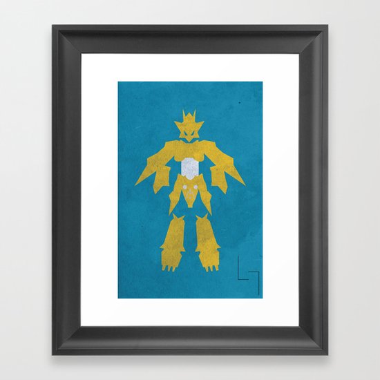 Magnamon Framed Art Print