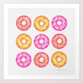 Fun Donuts Art Print