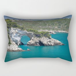 Rocky Seaside Arch  Rectangular Pillow
