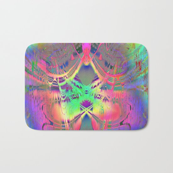 waves III plasticid Bath Mat