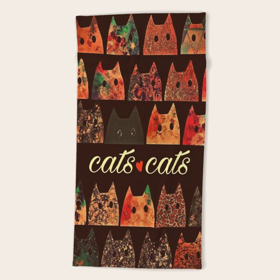 cat-283 Beach Towel
