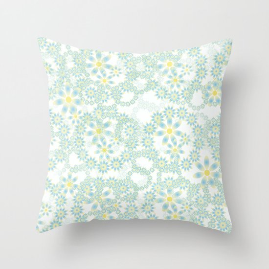 Little flowers Throw Pillow