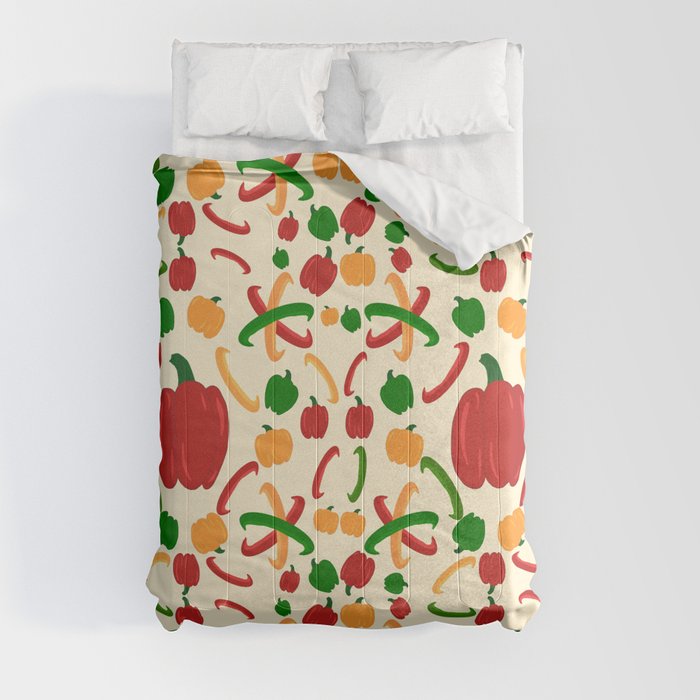 Peppers Pattern Comforter