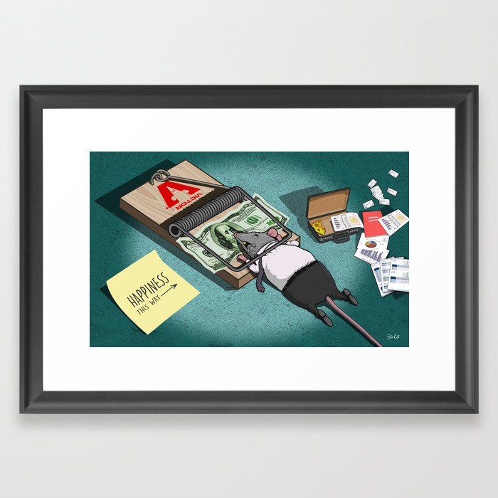The Rat Trap Framed Art Print