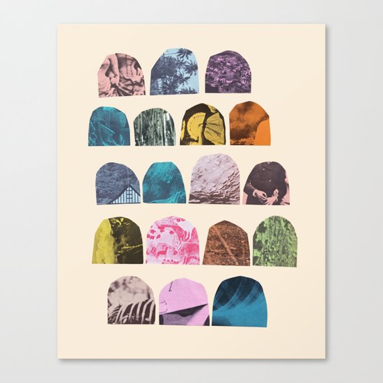 EIGHTEEN GRAVES Canvas Print