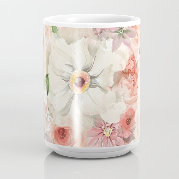 Flowers aesthetic Coffee Mug by Anastasiia Pertseva - Pixels