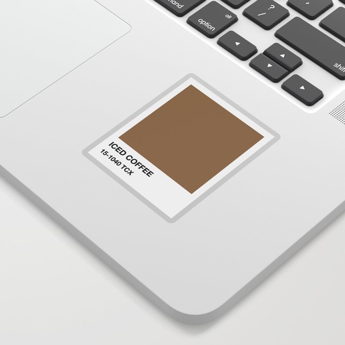 PANTONE Iced Coffee Sticker