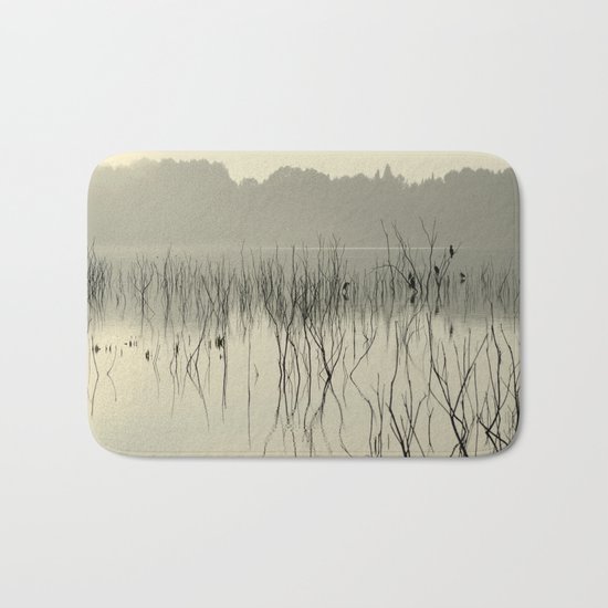 "Calm early morning" Bath Mat
