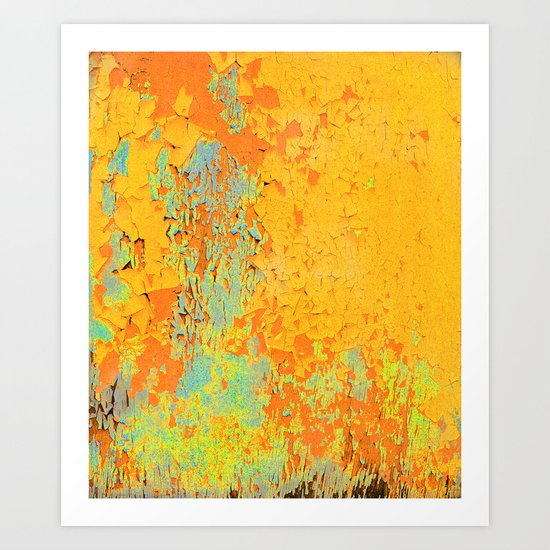 Paint texture Art Print