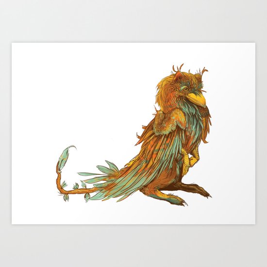 The Golden Bird Art Print