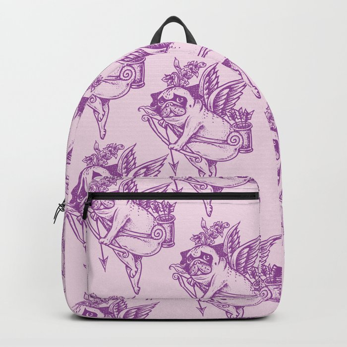 Stupid Pug Cupid Backpack