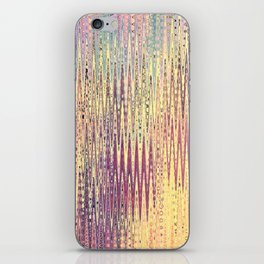 Soft Yellow And Berry Pink Abstract iPhone Skin