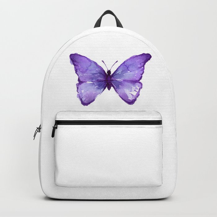 Purple Butterfly Backpack