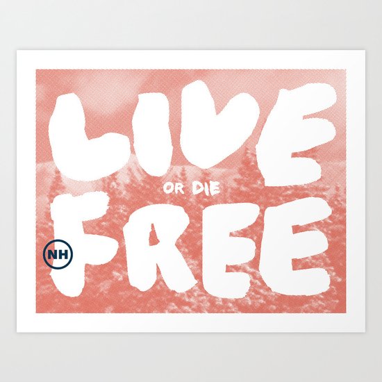 New Hampshire Art Print