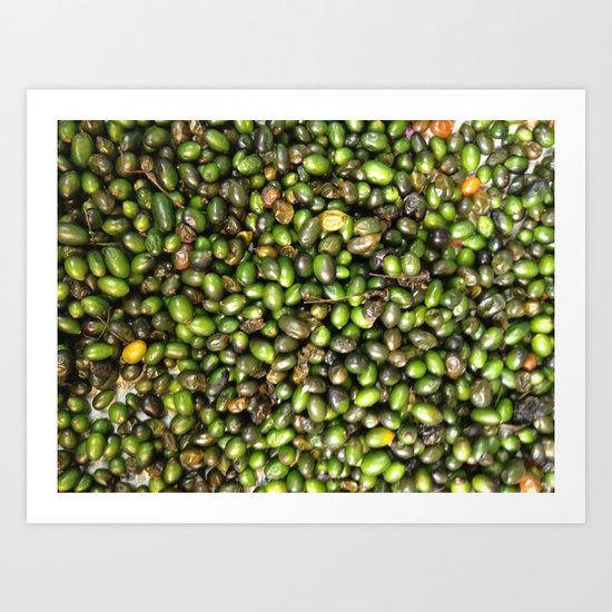 Habaneros en Paloquemao Art Print