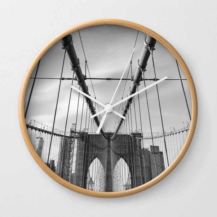 Brooklyn Bridge II Wall Clock