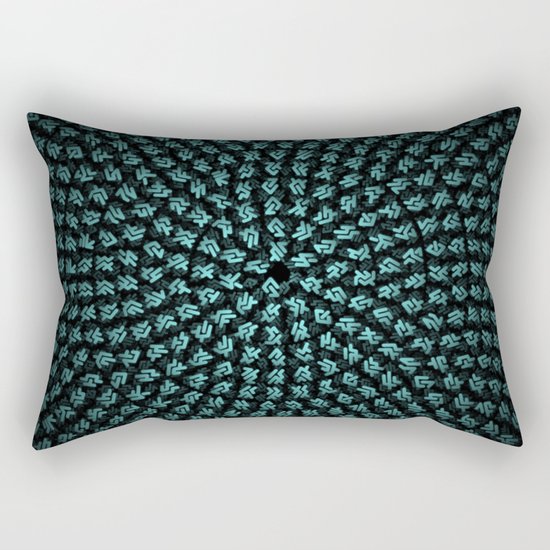 Alien's writing Rectangular Pillow