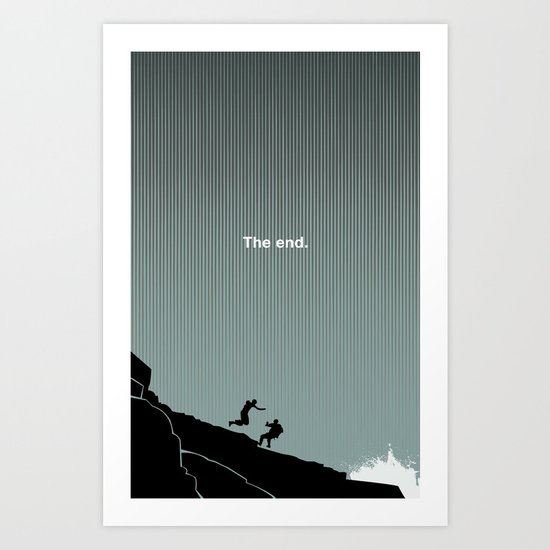 The End : LOST Art Print