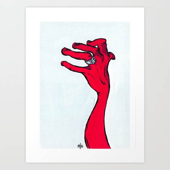 Handy Art Print