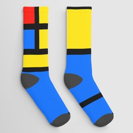 Mondrian Style Socks