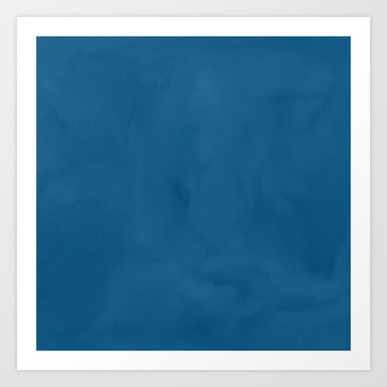Saltwater Taffy Teal Watercolor Art Print