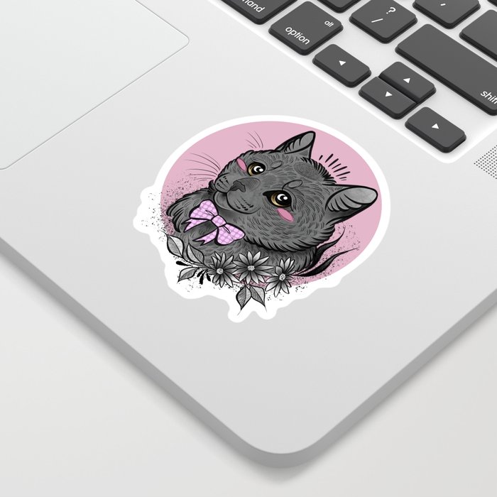 Witch's kitty Sticker