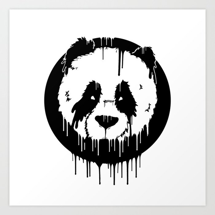 angry panda