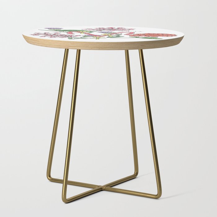 Flowers of Aries Side Table