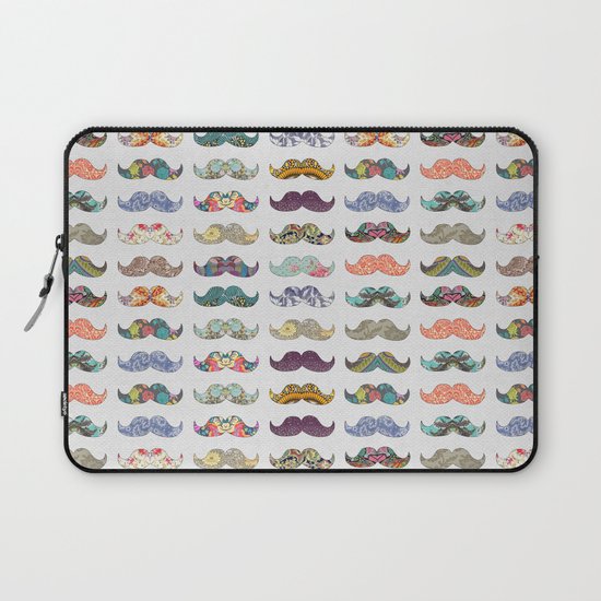 Mustache Mania Laptop Sleeve
