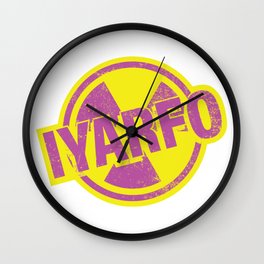 IYARFO Magenta Wall Clock